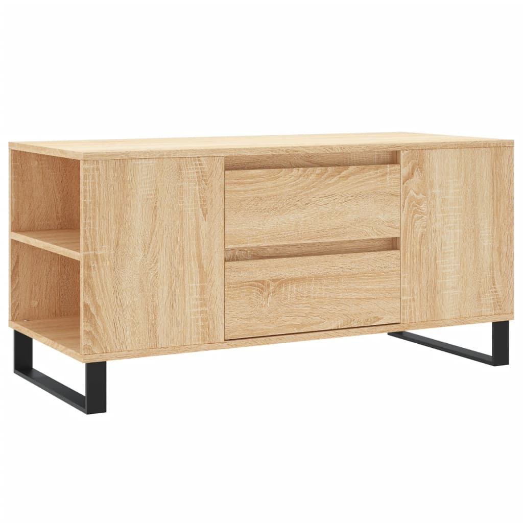 Tavolino Salotto Rovere Sonoma 102x44,5x50 cm Legno Multistrato - homemem39