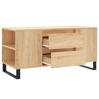 Tavolino Salotto Rovere Sonoma 102x44,5x50 cm Legno Multistrato - homemem39