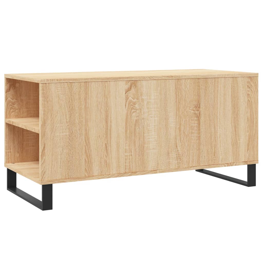 Tavolino Salotto Rovere Sonoma 102x44,5x50 cm Legno Multistrato - homemem39