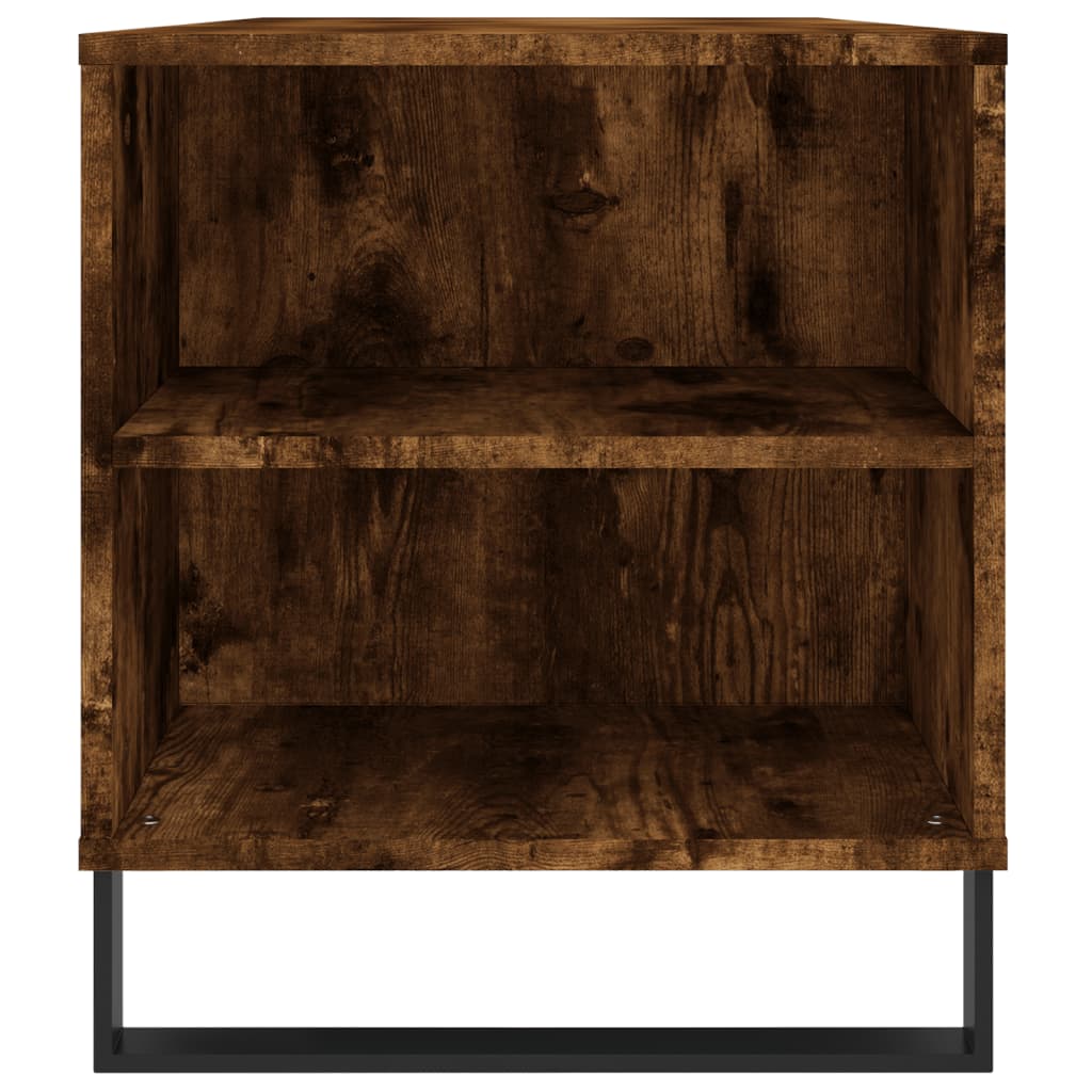 Tavolino da Salotto Rovere Fumo 102x44,5x50cm Legno Multistrato - homemem39