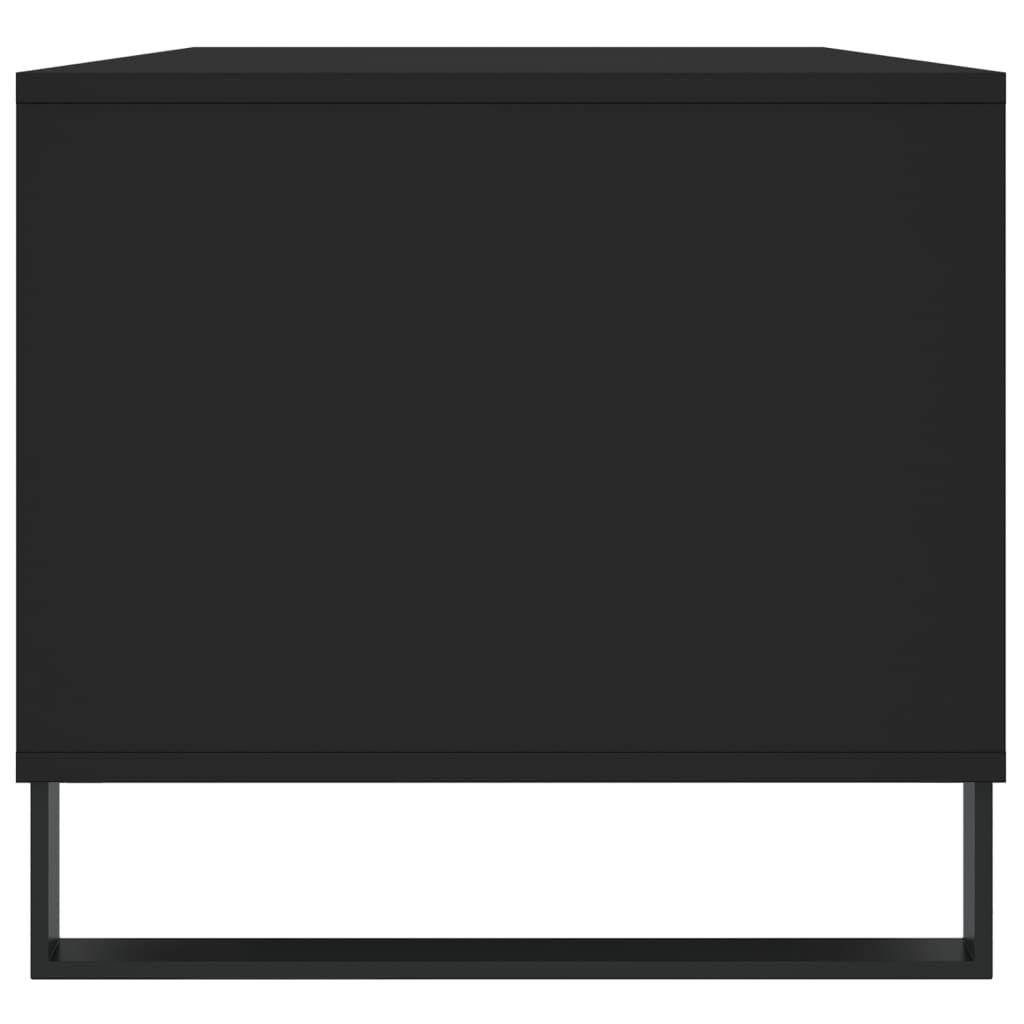 Tavolino da Salotto Nero 90x49x45 cm in Legno Multistrato - homemem39