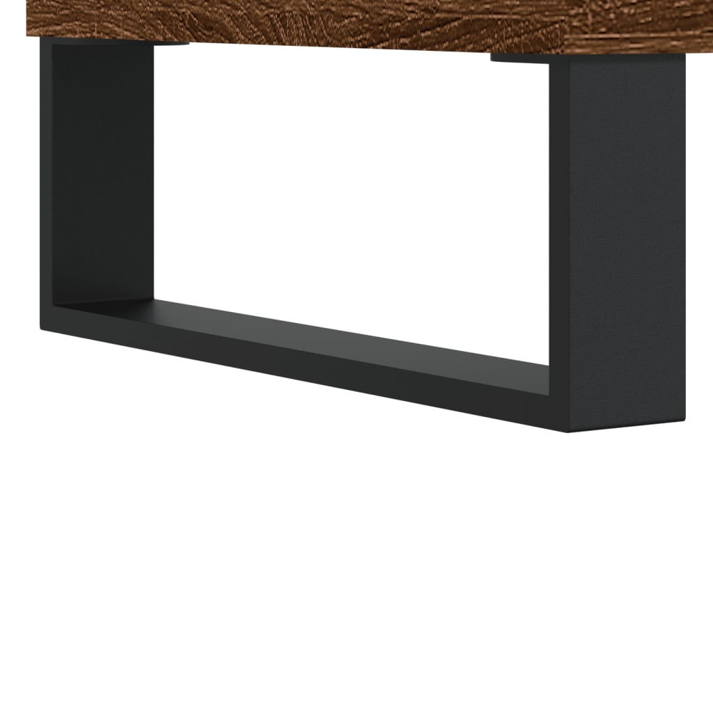 Tavolino Salotto Rovere Marrone 90x49x45 cm Legno Multistrato - homemem39