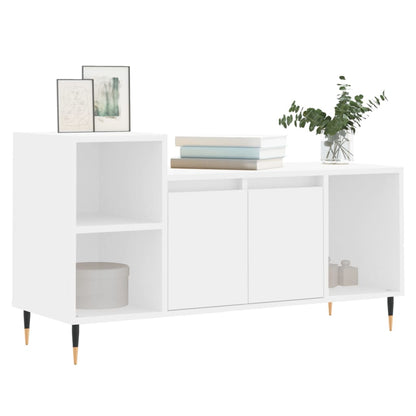 Mobile Porta TV Bianco 100x35x55 cm in Legno Multistrato - homemem39