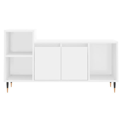 Mobile Porta TV Bianco 100x35x55 cm in Legno Multistrato - homemem39