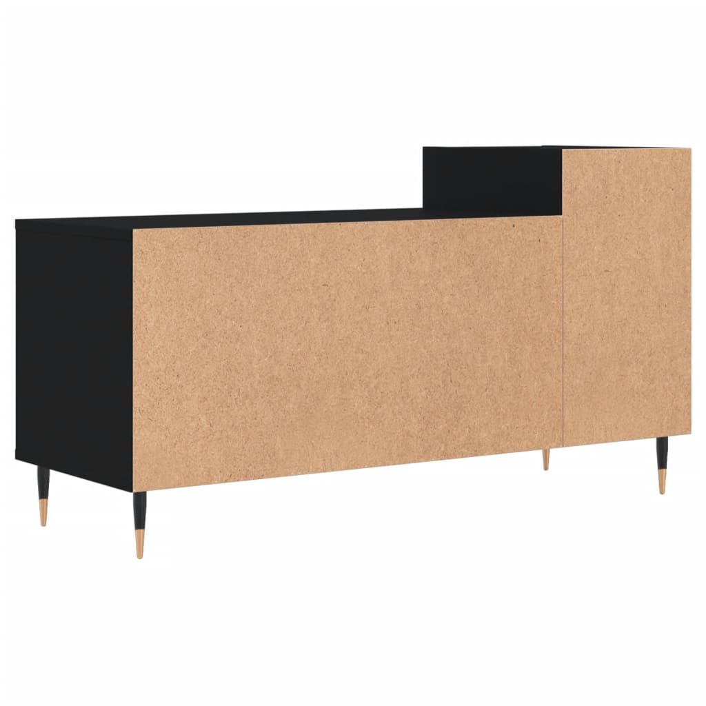 Mobile Porta TV Nero 100x35x55 cm in Legno Multistrato - homemem39