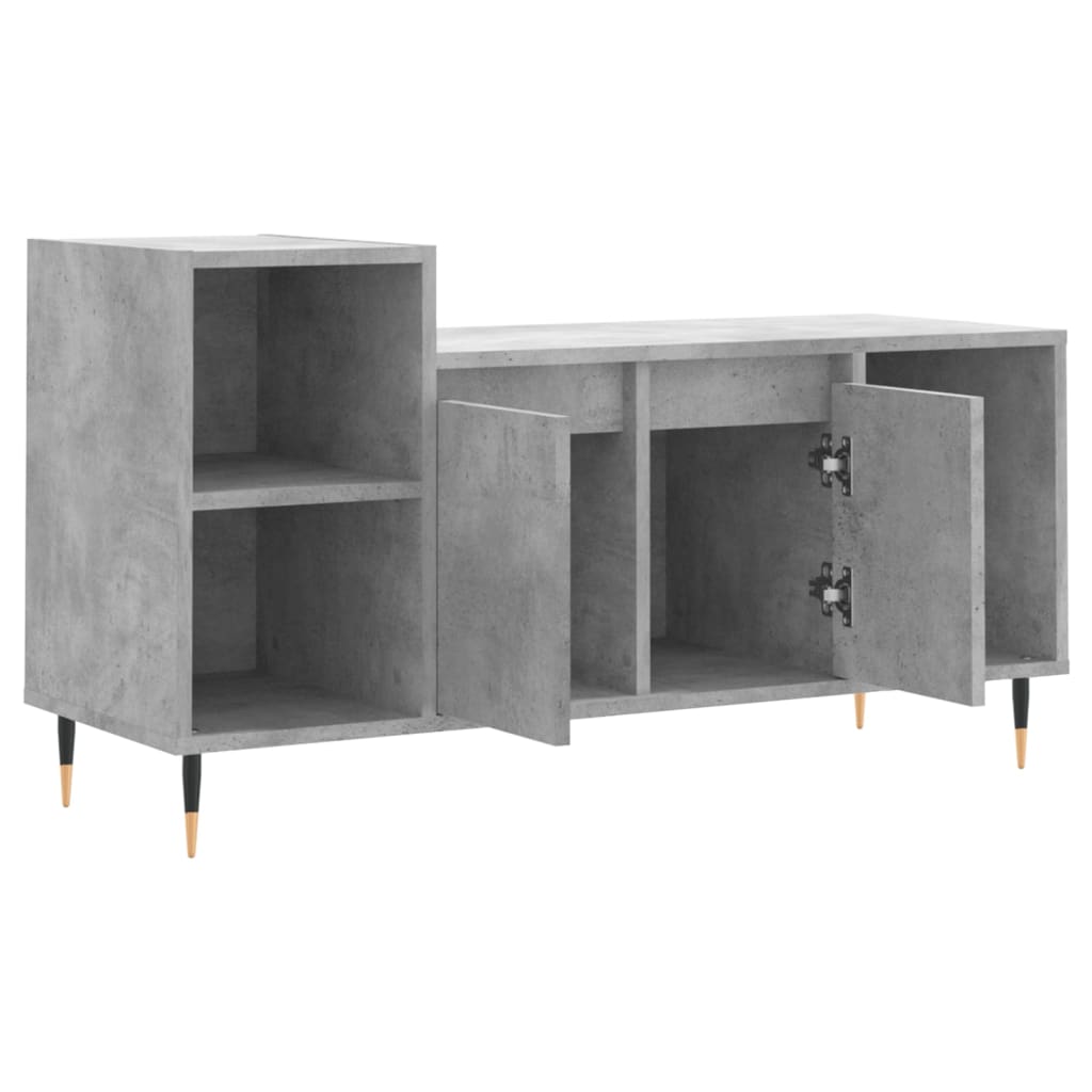 Mobile per TV Grigio Cemento 100x35x55 cm Legno Multistrato - homemem39