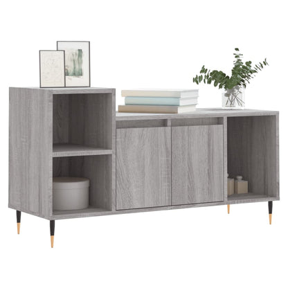 Mobile TV Grigio Sonoma 100x35x55 cm in Legno Multistrato - homemem39