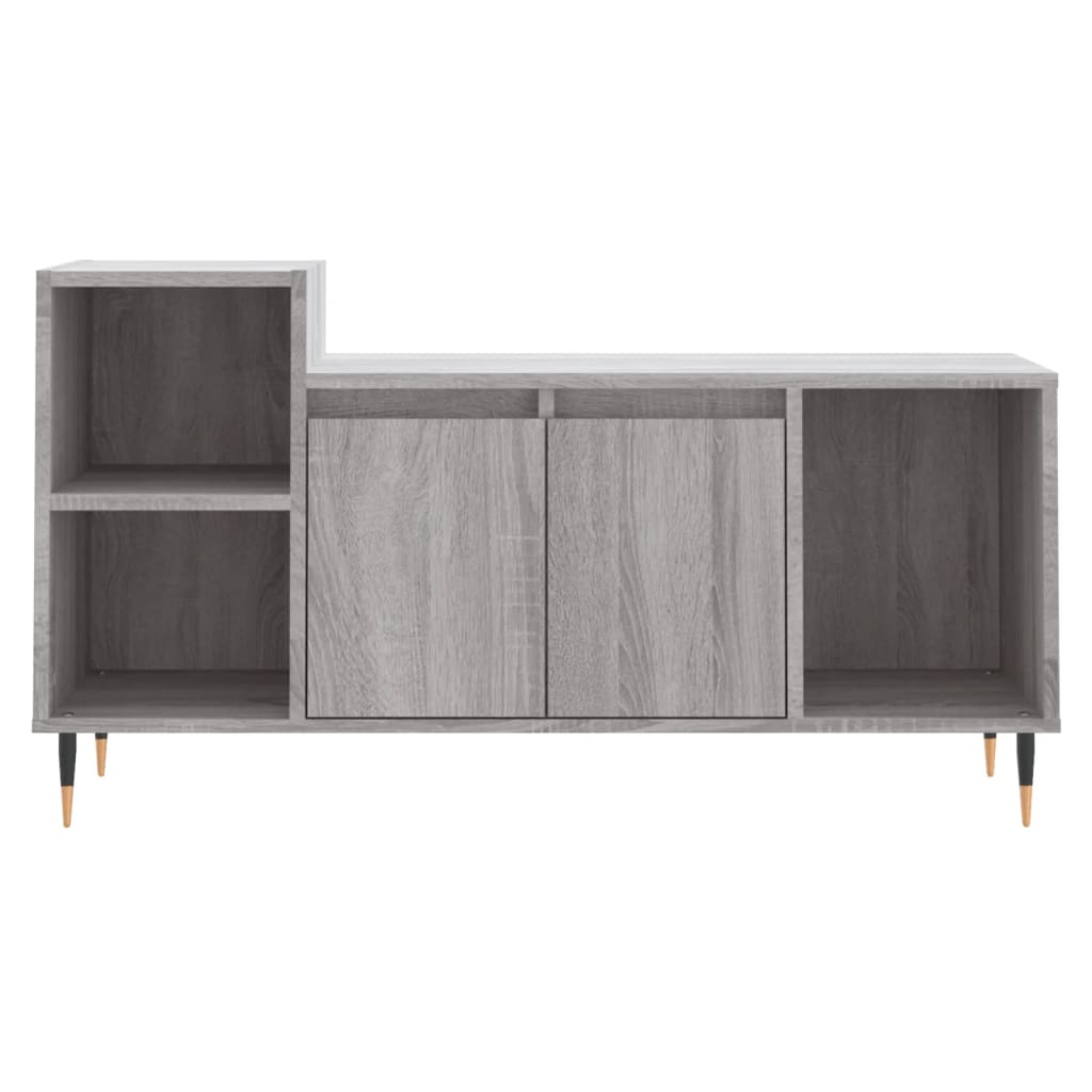 Mobile TV Grigio Sonoma 100x35x55 cm in Legno Multistrato - homemem39