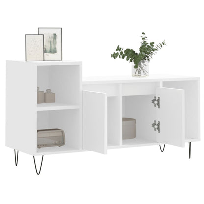 Mobile Porta TV Bianco 100x35x55 cm in Legno Multistrato - homemem39