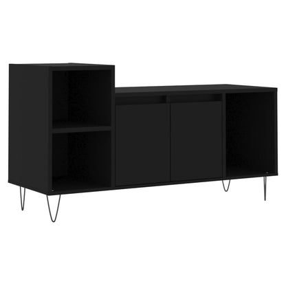 Mobile Porta TV Nero 100x35x55 cm in Legno Multistrato - homemem39