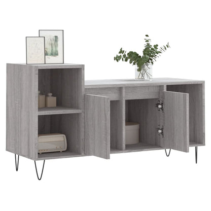 Mobile TV Grigio Sonoma 100x35x55 cm in Legno Multistrato - homemem39