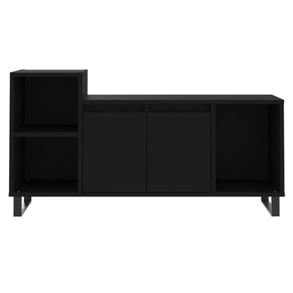 Mobile Porta TV Nero 100x35x55 cm in Legno Multistrato - homemem39