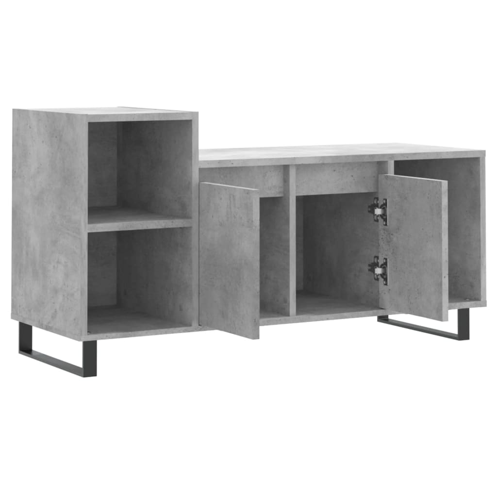 Mobile per TV Grigio Cemento 100x35x55 cm Legno Multistrato - homemem39