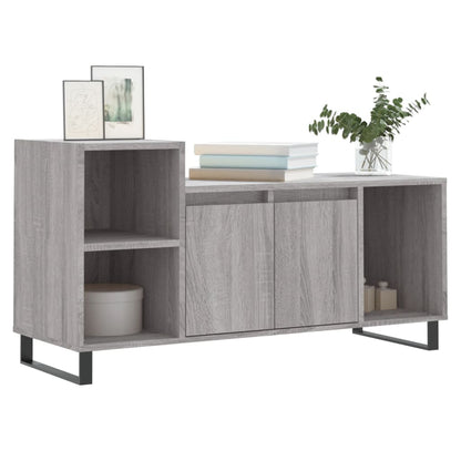 Mobile TV Grigio Sonoma 100x35x55 cm in Legno Multistrato - homemem39