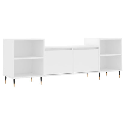 Mobile Porta TV Bianco 160x35x55 cm in Legno Multistrato - homemem39