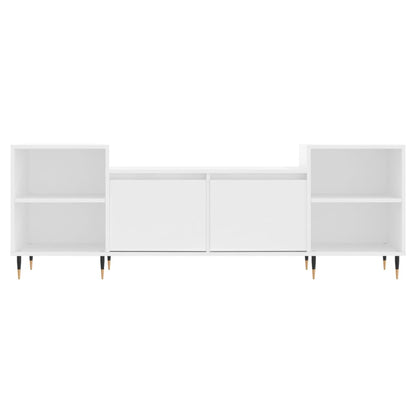 Mobile Porta TV Bianco 160x35x55 cm in Legno Multistrato - homemem39