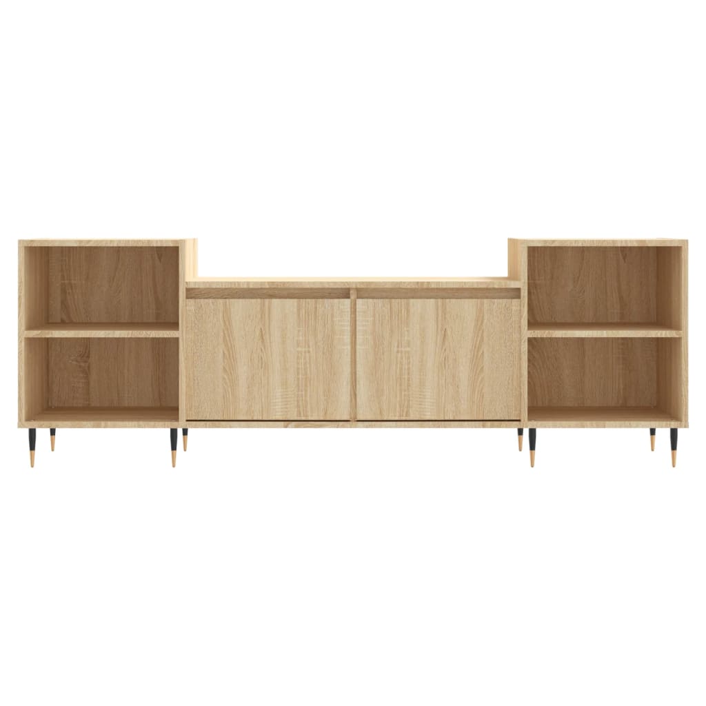 Mobile Porta TV Rovere Sonoma 160x35x55 cm Legno Multistrato - homemem39