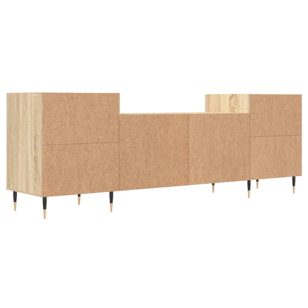 Mobile Porta TV Rovere Sonoma 160x35x55 cm Legno Multistrato - homemem39