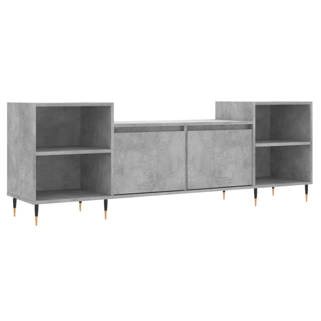 Mobile per TV Grigio Cemento 160x35x55 cm Legno Multistrato - homemem39