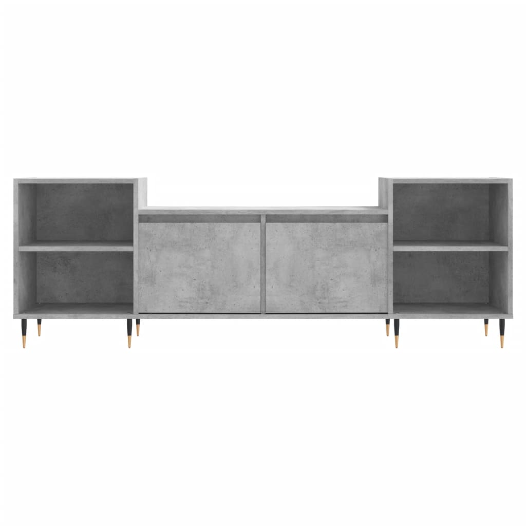 Mobile per TV Grigio Cemento 160x35x55 cm Legno Multistrato - homemem39