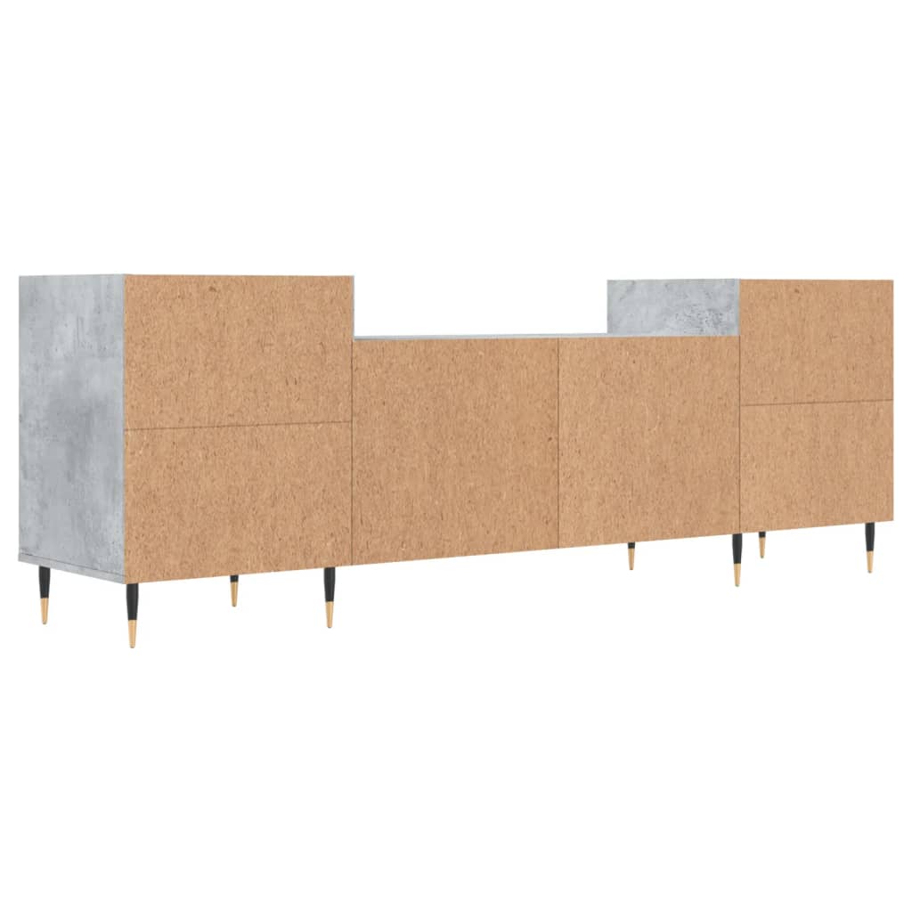 Mobile per TV Grigio Cemento 160x35x55 cm Legno Multistrato - homemem39