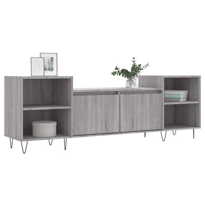 Mobile TV Grigio Sonoma 160x35x55 cm in Legno Multistrato - homemem39