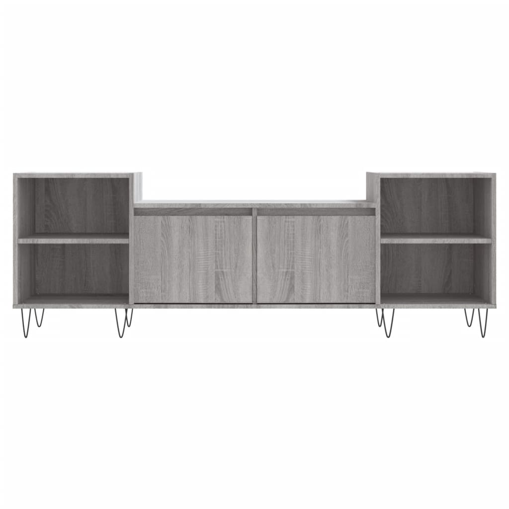 Mobile TV Grigio Sonoma 160x35x55 cm in Legno Multistrato - homemem39