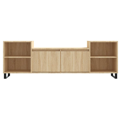 Mobile Porta TV Rovere Sonoma 160x35x55 cm Legno Multistrato - homemem39