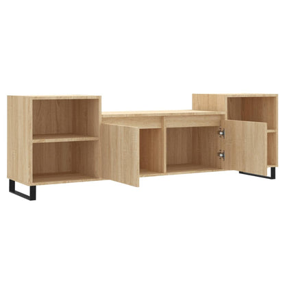 Mobile Porta TV Rovere Sonoma 160x35x55 cm Legno Multistrato - homemem39