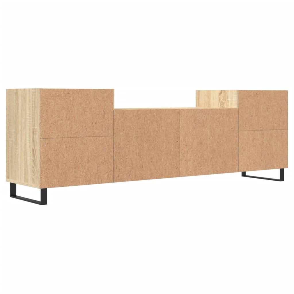 Mobile Porta TV Rovere Sonoma 160x35x55 cm Legno Multistrato - homemem39