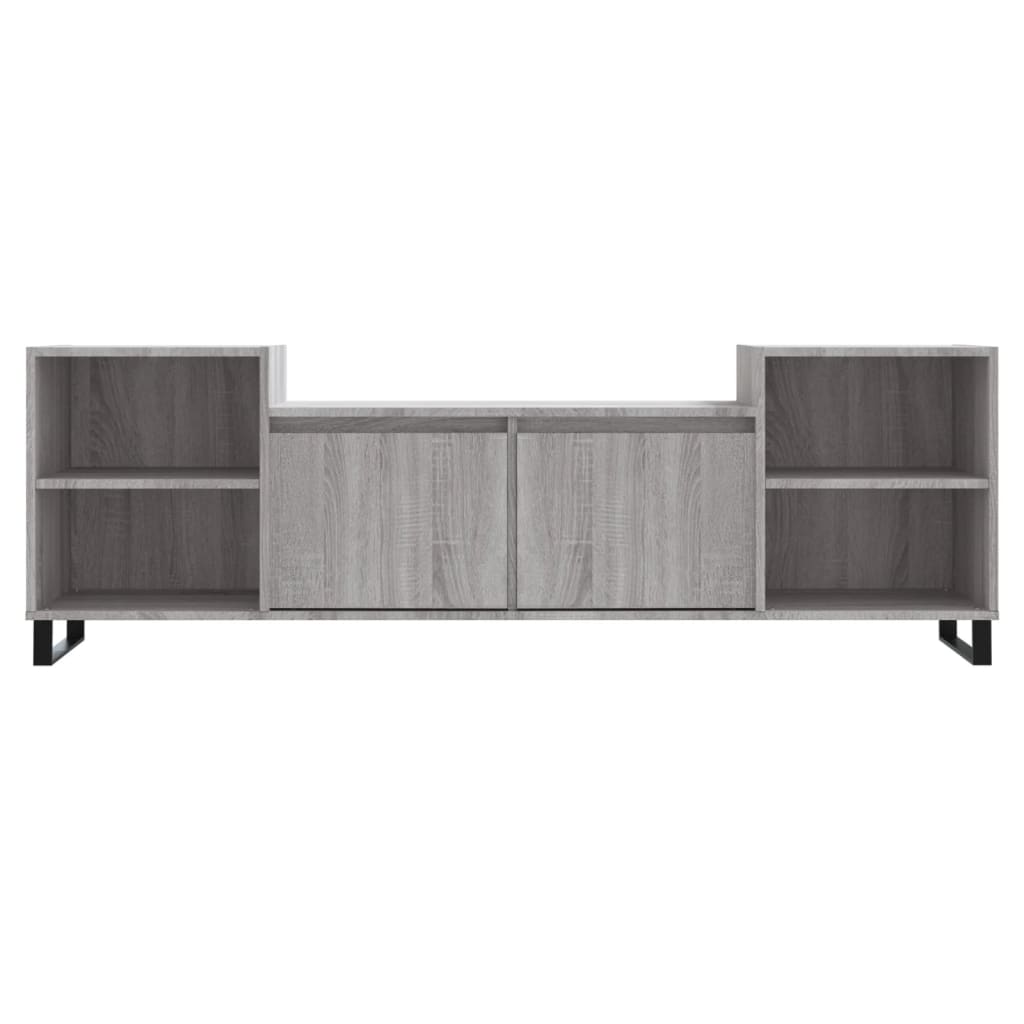 Mobile TV Grigio Sonoma 160x35x55 cm in Legno Multistrato - homemem39