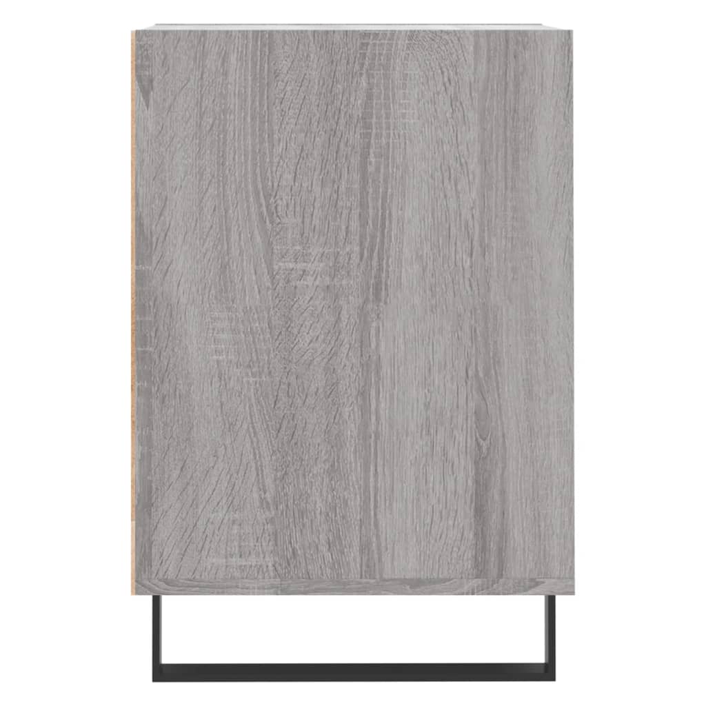 Mobile TV Grigio Sonoma 160x35x55 cm in Legno Multistrato - homemem39