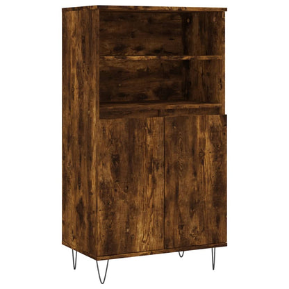 Credenza Rovere Fumo 60x36x110 cm in Legno Multistrato - homemem39