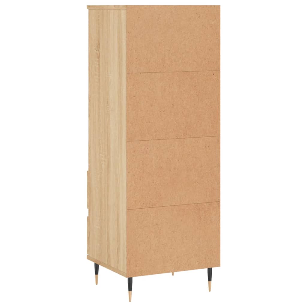 Credenza Rovere Sonoma 40x36x110 cm in Legno Multistrato - homemem39