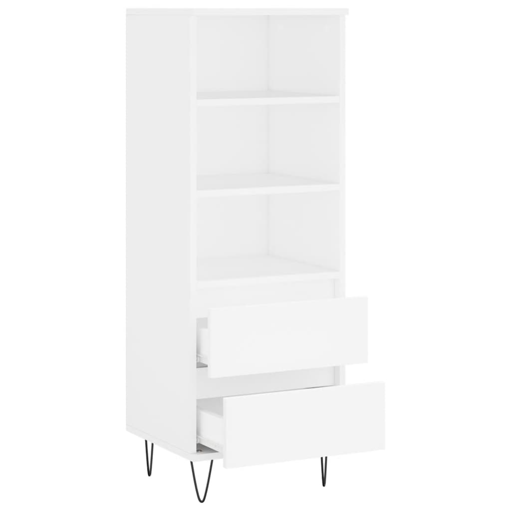 Credenza Bianco 40x36x110 cm in Legno Multistrato - homemem39