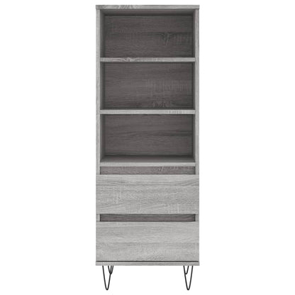 Credenza Grigio Sonoma 40x36x110 cm in Legno Multistrato - homemem39