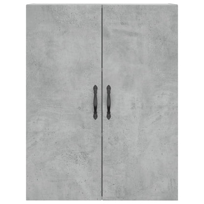 Mobile a Parete Grigio Cemento 69,5x34x90 cm Legno Multistrato - homemem39