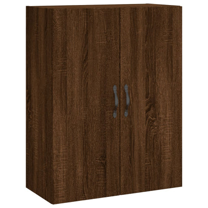 Mobile a Parete Rovere Marrone 69,5x34x90 cm Legno Multistrato - homemem39