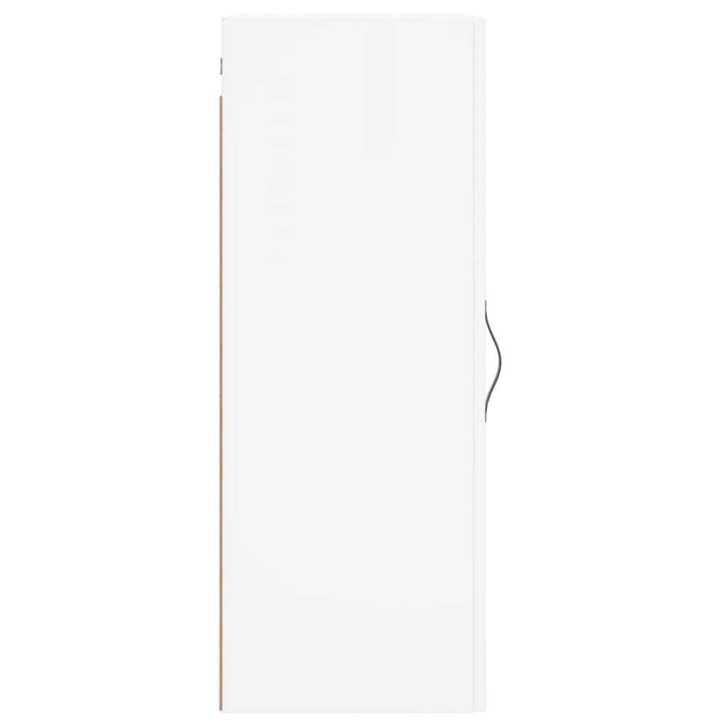 Mobile a Parete Bianco 34,5x34x90 cm in Legno Multistrato - homemem39