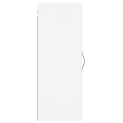 Mobile a Parete Bianco 34,5x34x90 cm in Legno Multistrato - homemem39