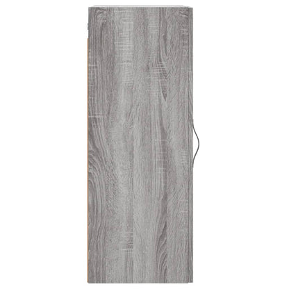 Mobile a Parete Grigio Sonoma 34,5x34x90 cm Legno Multistrato - homemem39