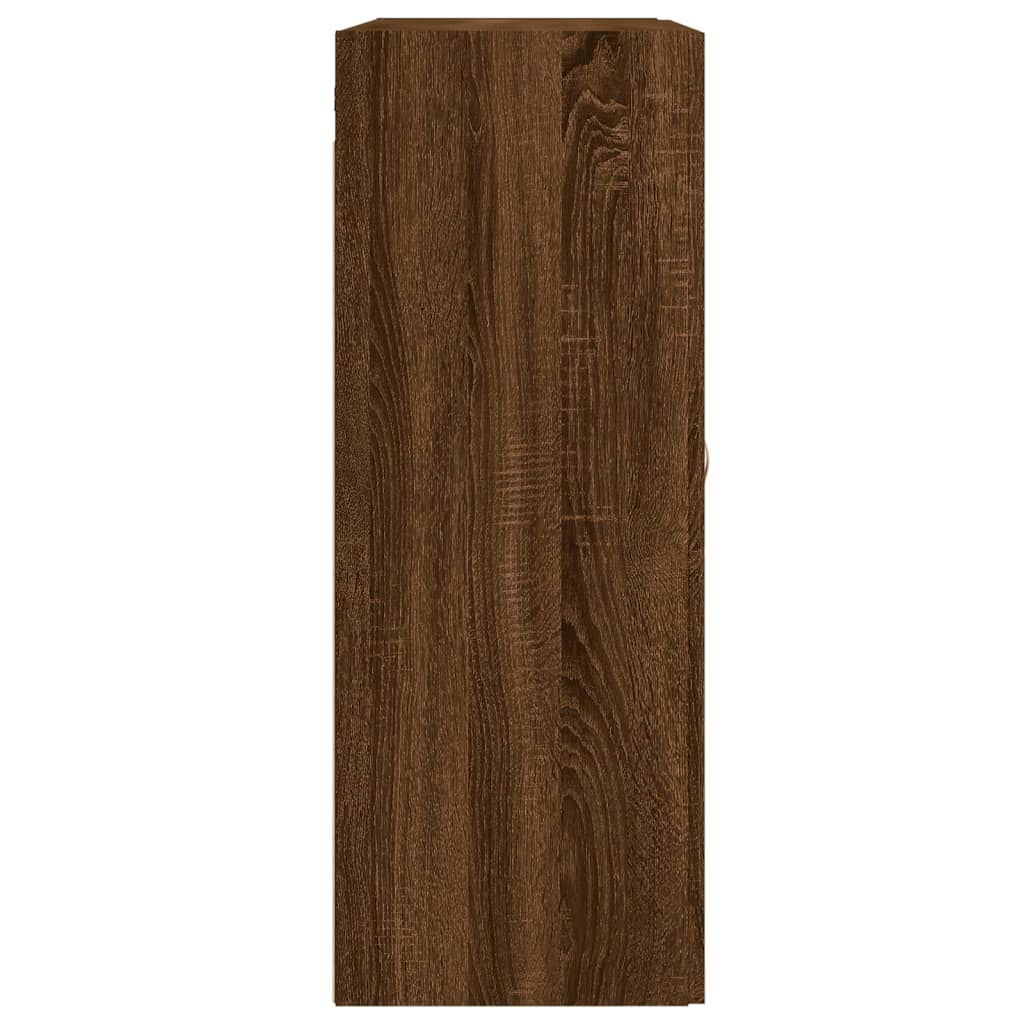 Mobile a Parete Rovere Marrone 69,5x34x90 cm Legno Multistrato - homemem39