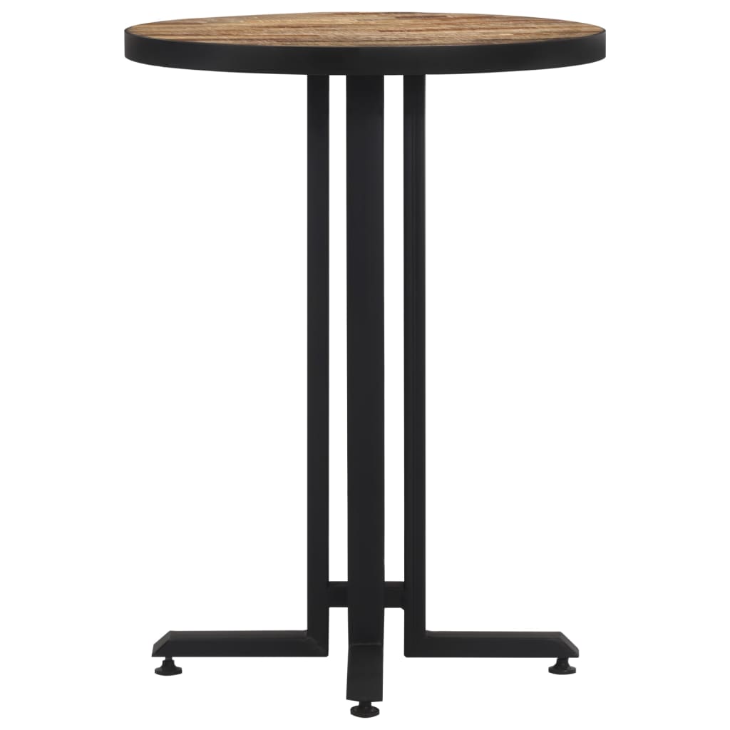 Tavolo da Bistrot Rotondo Ø55x76 cm Teak Massello di Recupero - homemem39