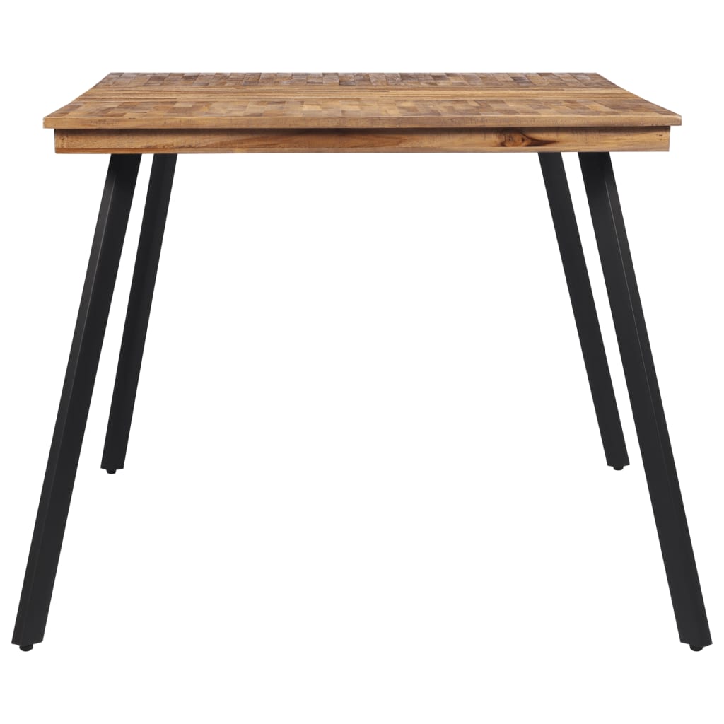 Tavolo da Pranzo 169x98,5x76 cm in Legno Massello di Teak - homemem39