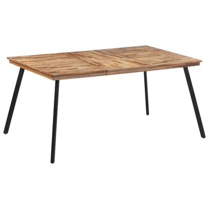 Tavolo da Pranzo 169x98,5x76 cm in Legno Massello di Teak - homemem39