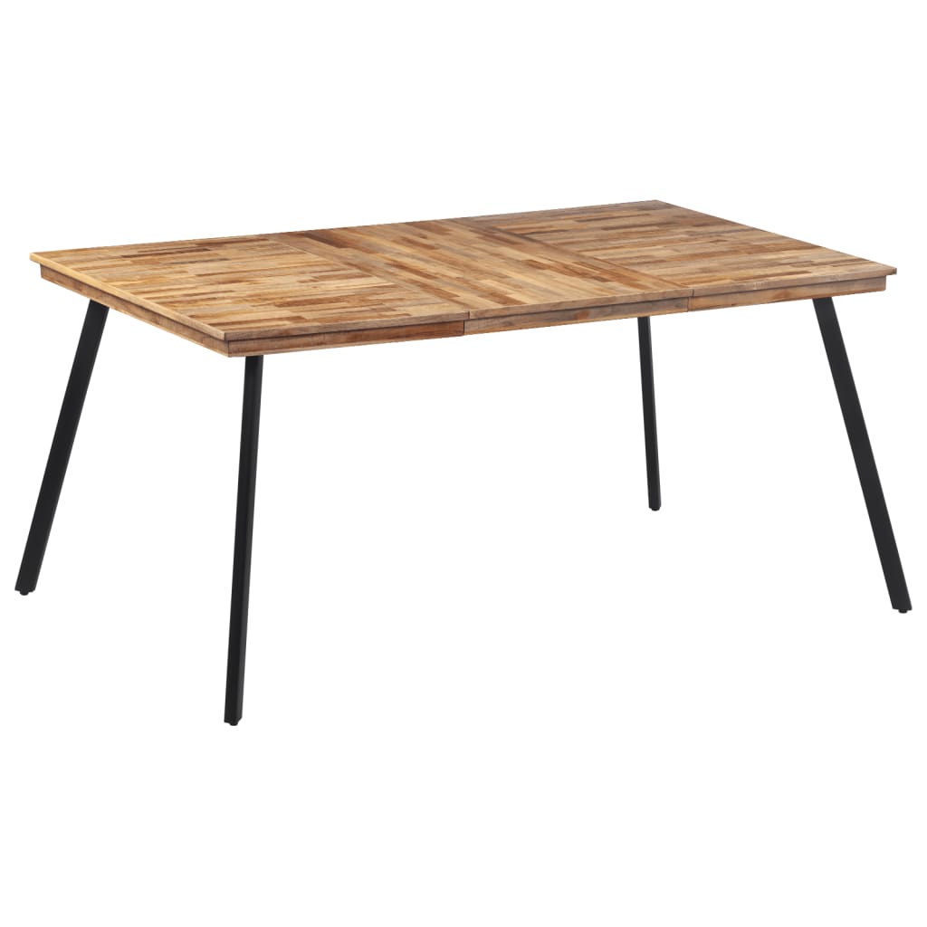 Tavolo da Pranzo 169x98,5x76 cm in Legno Massello di Teak - homemem39