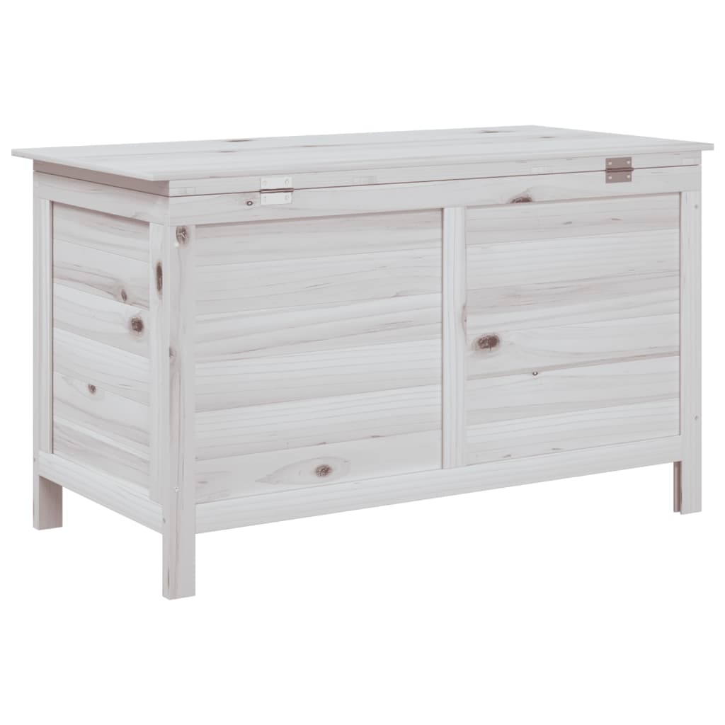 Contenitore Giardino Bianco 99x49,5x58,5cm Legno Massello Abete - homemem39