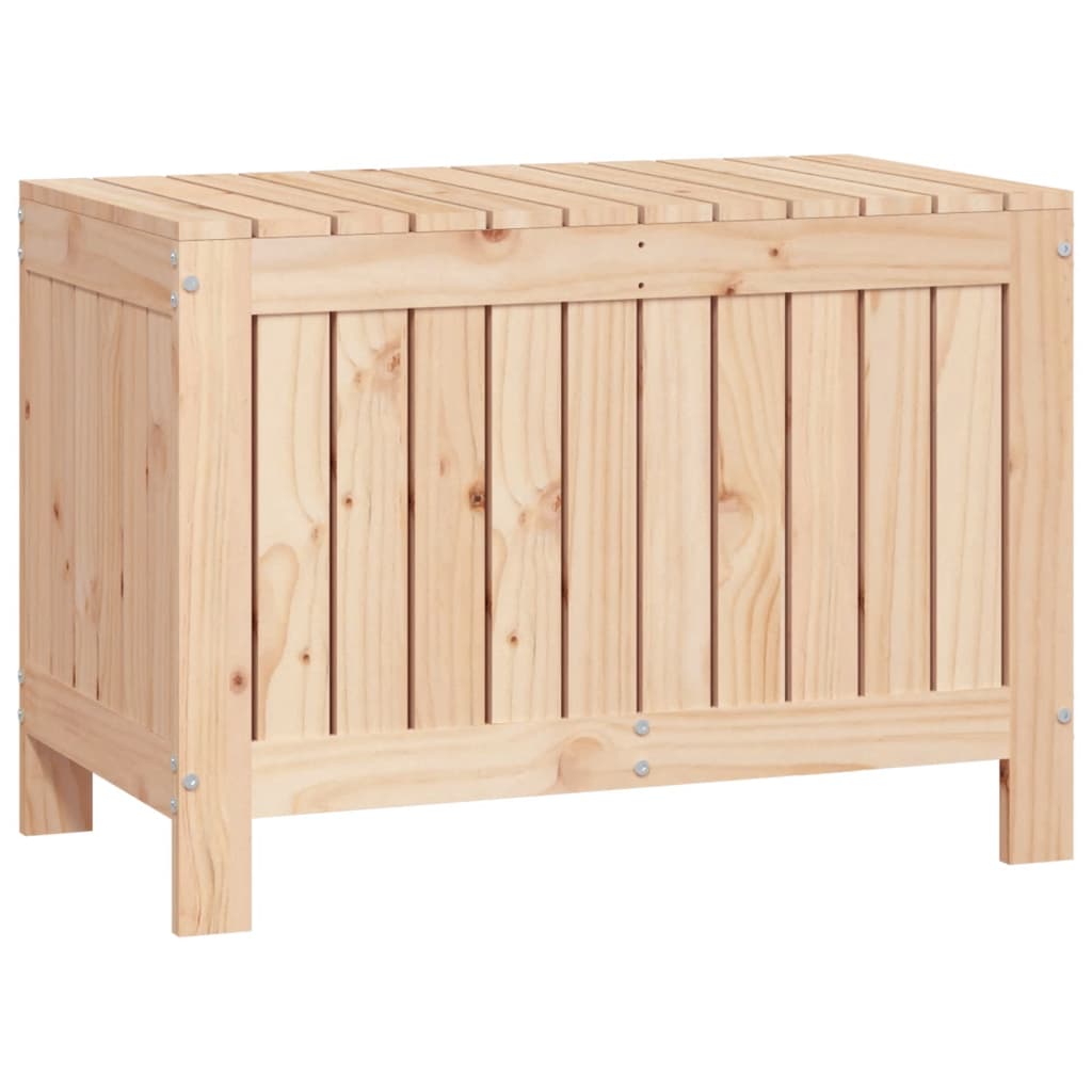 Contenitore da Giardino 76x42,5x54 cm in Legno Massello di Pino - homemem39