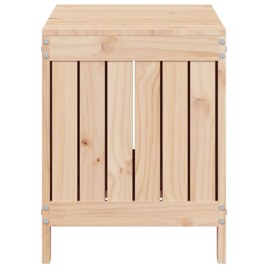 Contenitore da Giardino 76x42,5x54 cm in Legno Massello di Pino - homemem39