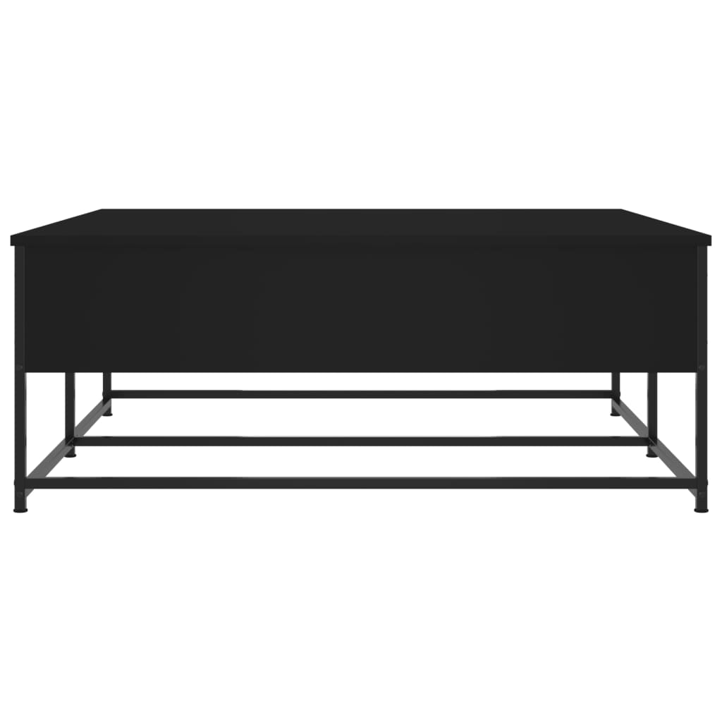 Tavolino da Salotto Nero 100x99x40 cm in Legno Multistrato - homemem39